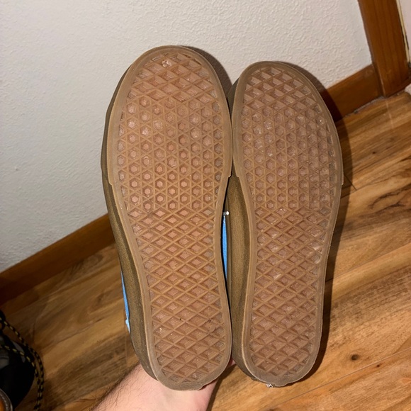 Vans Old Skool Gum Sole Blue Low Top Sneakers - unisex womens 8.5/mens 7 - Picture 8 of 11